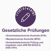 Your MedTec Gesetzliche Prüfungen, Medizintechnik-Sicherheit Regelmäßige Inspektionen, Wartung, STK, MTK, DGUV-V3 Prüfung für Ihre Gesundheitseinrichtung, Sicherheitstechnische Kontrolle, Messtechnische Kontrolle Your MedTec